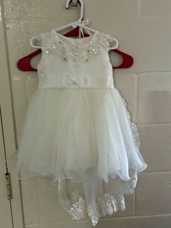Little white dress w cape 24 months