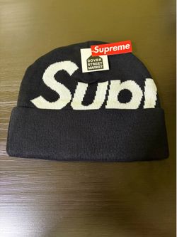 New Black Supreme beanie