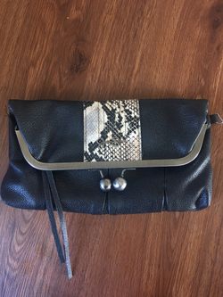 Jessica Simpson black clutch
