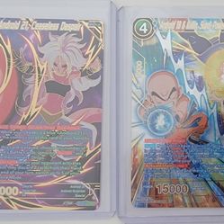 Dragonball super cards. 2 SPR CARDS