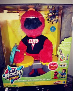 LET'S ROCK ELMO!!! NEW-IN-BOX!