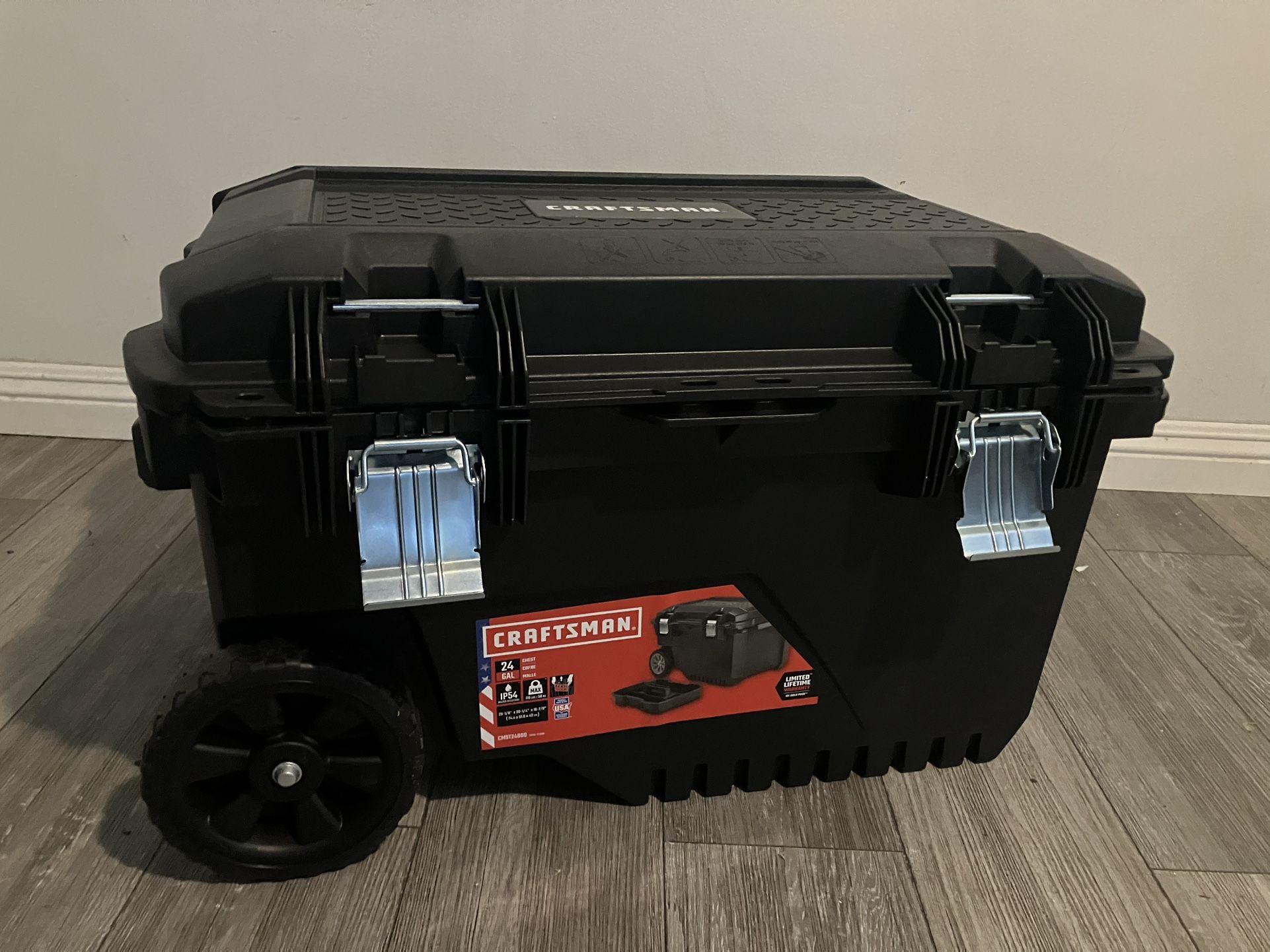 Craftsman CMST24800 Tool Box 24 Gallon With Wheels