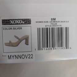 XOXO Women's Size 8 Dress Heeled Sandal 