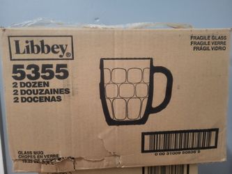 Libbey beer glasses 19.25 Oz, 570 mL