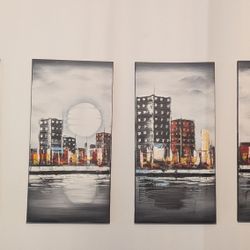 Set Of 4 Paintings
