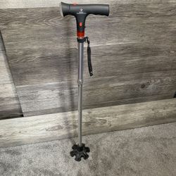 Ultralight Folding Walking Cane w/ LED Lights & SOS Alarm by Medic Therapeutics 