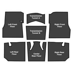 Sound Deadener For 1956 Chevy Bel Air Die Cut EVA