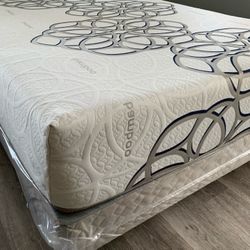 Calking Size Sky Comfort Cool Gel Memory Foam Mattress And Boxspring 