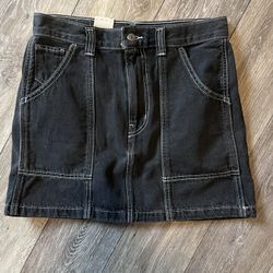 Levi's Black Carpenter Miniskirt