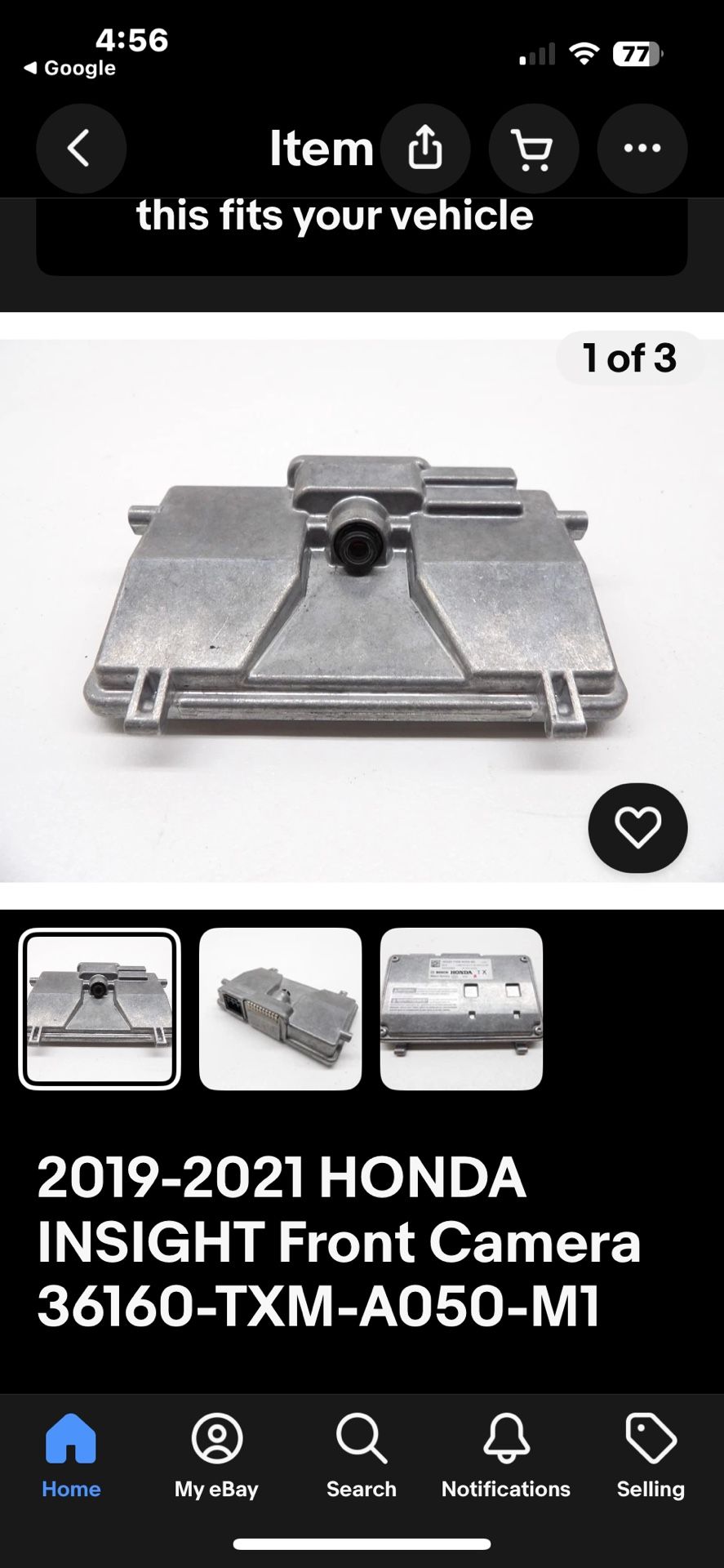 Front Windshield Camera For Honda Insight