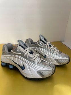 Nike Shox R4 104265-133 White, Grey, Baby Blue Men’s Size 9.5