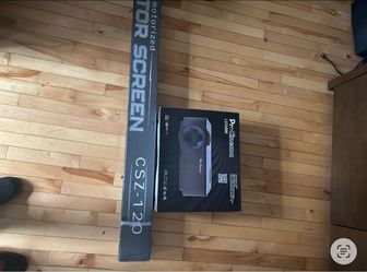 LS12000 Projector Screen and Motorized Projector Screen