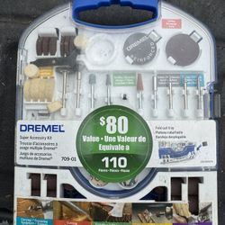 DREMEL SUPER ACCESORY KIT 110 PIECES  NEW