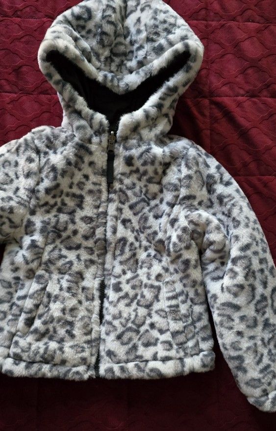 Girls Reversible Coat Size 5 New
