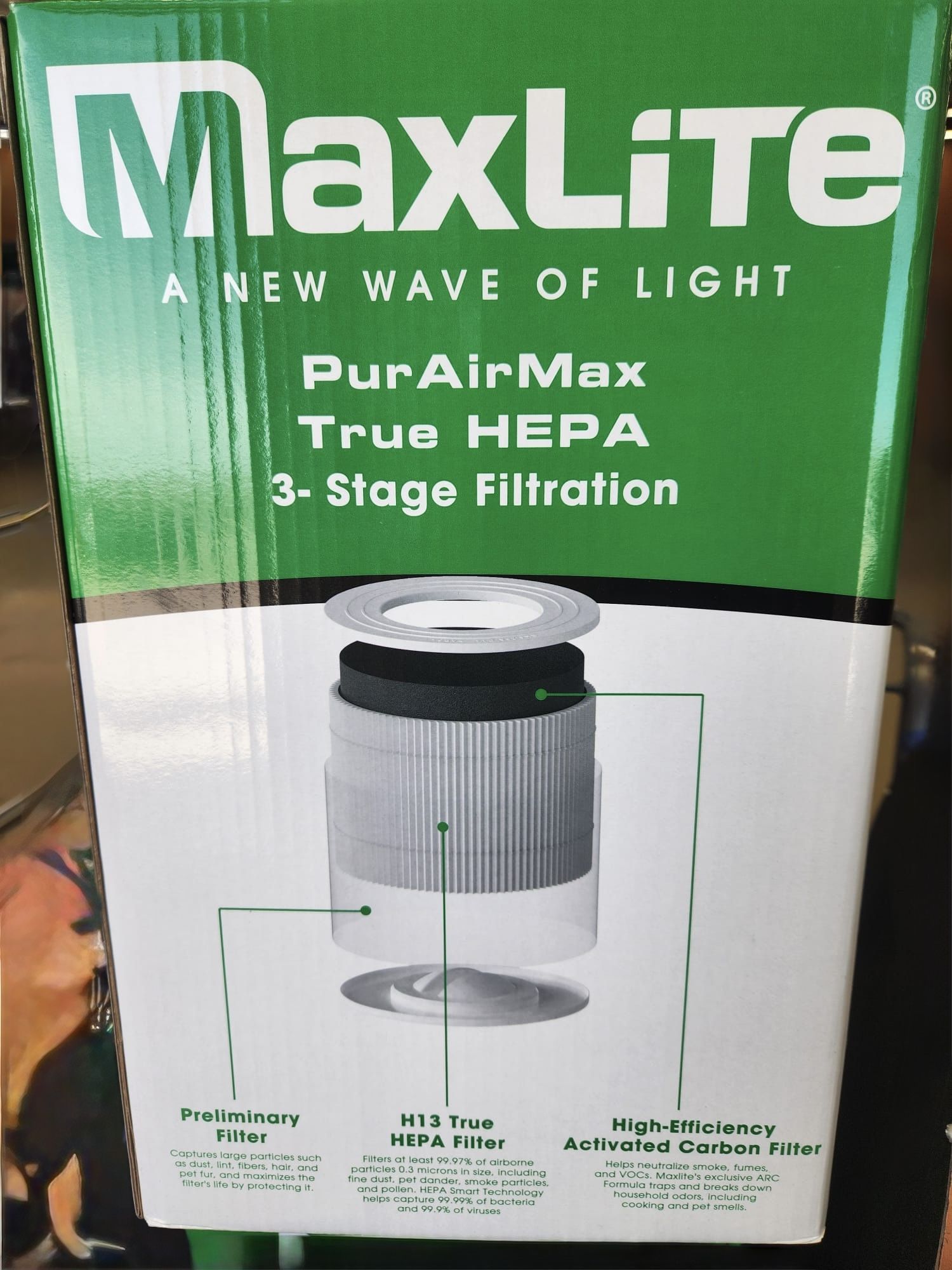 Air Purifier New In Box HEPA Filter