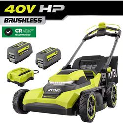 Ryobi | 40 V HP Brushless 21 in. Cordless Battery Walk Behind Self-Propelled Lawn Mower