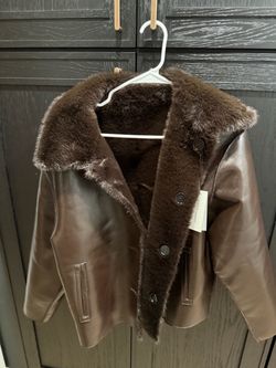 Rebecca Minkoff Faux Leather Jkt.