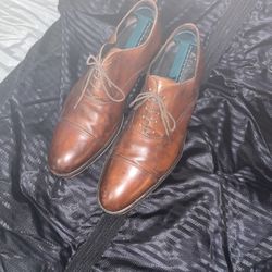Nico Cognac Cap Toe Oxford Size 10