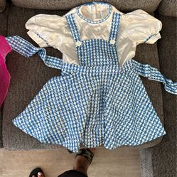 girls Dorothy Costume Size 5/6