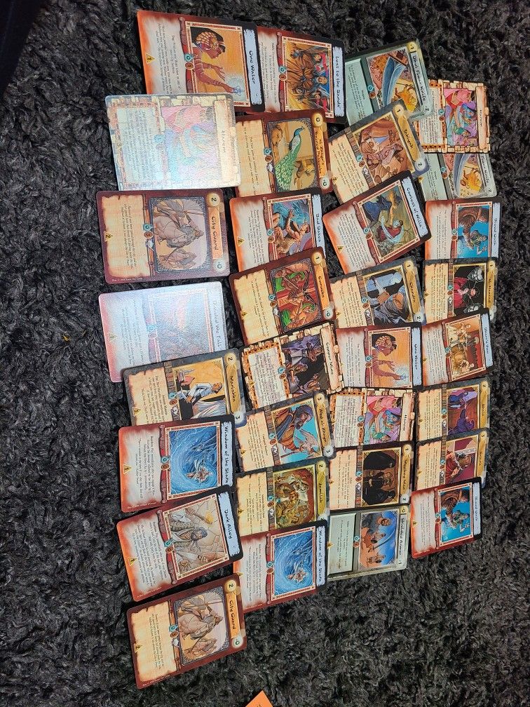 1998 LEGENDS OF THE BURNING SANDS 50 CARDS
