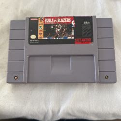 Super Nintendo Game: Bulls Vs Blazers & The NBA playoffs $30 Obo Habló Español 