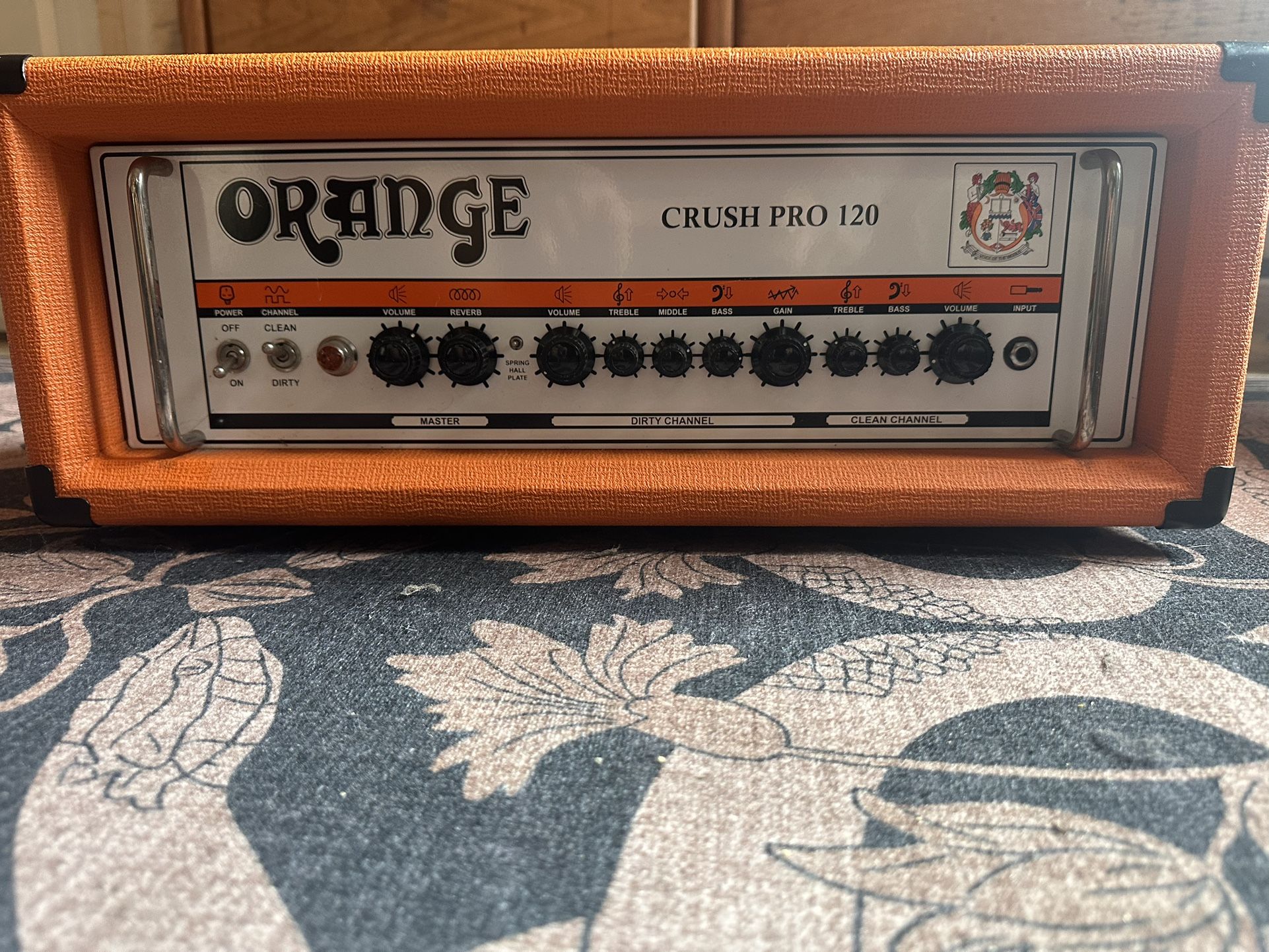 🔊 Orange Crush Pro 120 – 120W Solid-State Amp Head – Loud, Reliable, Orange Tone – $400 OBO
