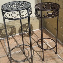 2 Metal Plant Stands Like New