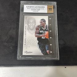 kawhi leaonard rookie card panini prestige