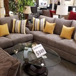 Brand New Gray Sofa + Loveseat Or Sectional