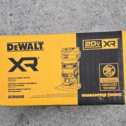 Dewalt 20v Router Brushless XR With Variable Speed Brand New Tool Only