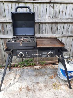 Blackstone Gas Tailgater Griddle Grill Combo