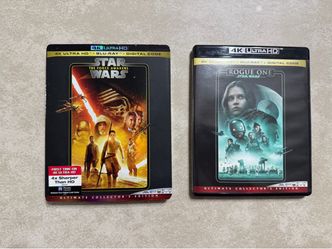 Star Wars 4K Ultra HD Blu-ray 2-Movie Set: The Force Awakens and Rogue One