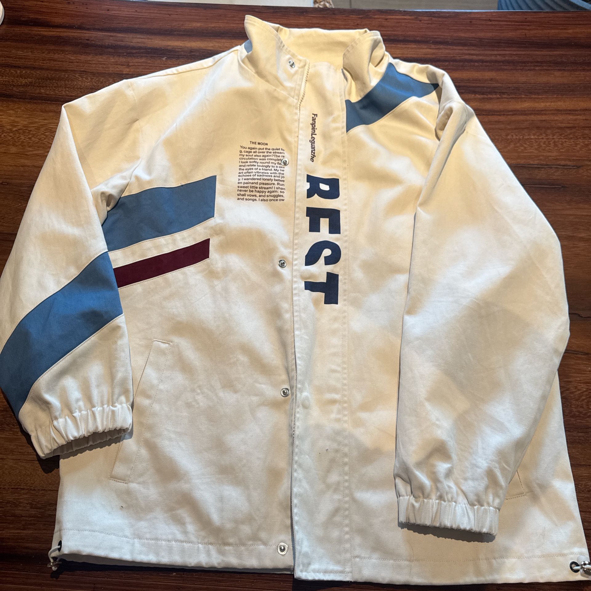 Aelfric Eden vintage motorcycle varsity jacket