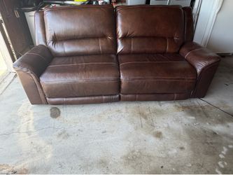 Leather couch