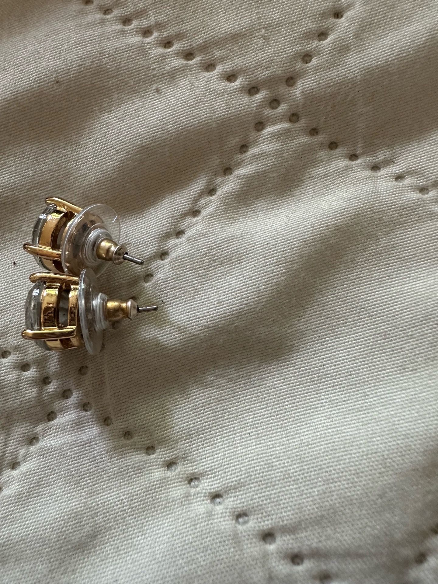 Kate Spade faux diamond earrings