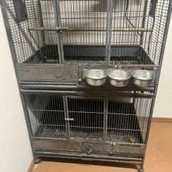 Double Bird Breeder Cages 