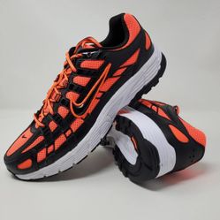 Nike P 6000 Hyper Crimson Men's Size 9.5 White Metallic Silver Black