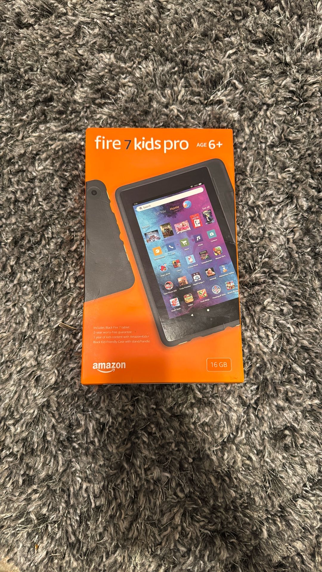 Amazon Fire 7 Kids Pro 11th Gen 16GB, Wi-Fi, 7" - Black