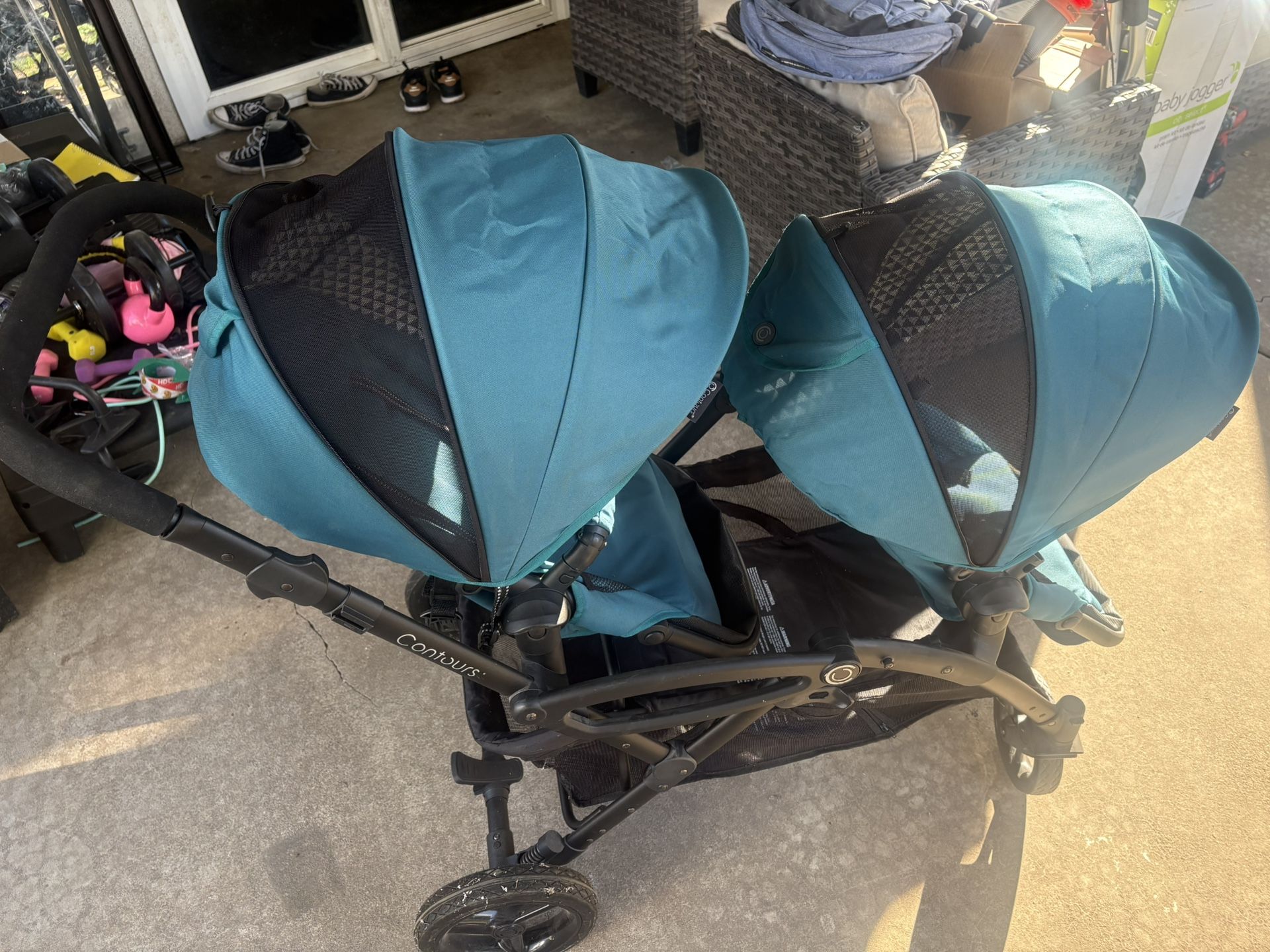 graco keyfit double stroller Chicco Cortina Together Stroller, 2-Seat, Foldable Color:Evelyn (Meadow Green) 外出・移動用品 Bugaboo ベビーカー バガブー 18 x 23.25 x mfg