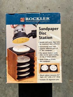 Rockler Sandpaper Disc Station