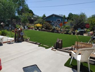 Coastal Fescue Artificial Grass Installation