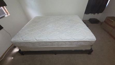 Free Queen Bed and mattress and bed frame