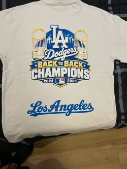 LA Dodgers Back to Back Champions T-Shirt 2024 2025