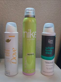Women's and men's whole body deodorant