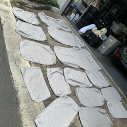 New 14 Piece Outdoor Patio Cushion Covers Washable 