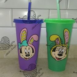 24oz Easter Coloring Changing Cold Cup