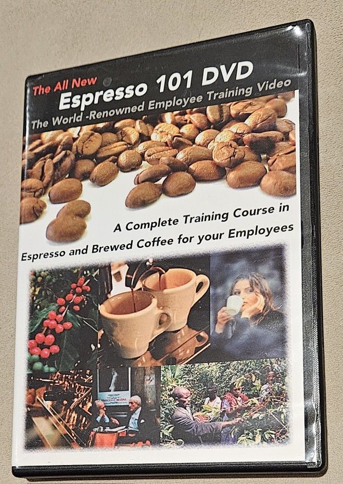 ESPRESSO 101 COMPLETE TRAINING COURSE IN ESPRESS & BREWED COFFEE  DVD NEW