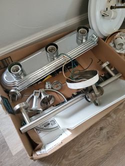 Lights and bathroom accessories