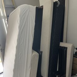 2 Bed Frames Box Spring And Mattress