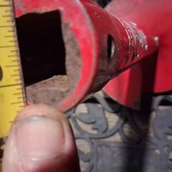 10 inch arger with a 3/4insert for the machine